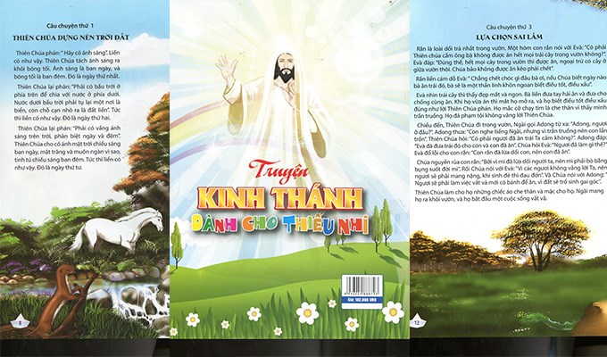 Mua sách truyện Kinh Thánh cho con