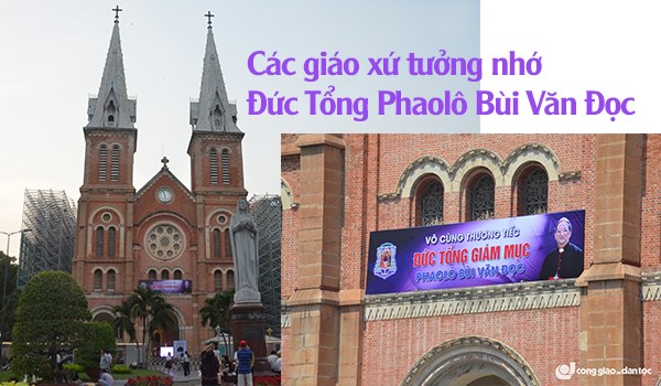 Các giáo xứ tưởng nhớ Đức Tổng Giám mục Phaolô Bùi Văn Đọc