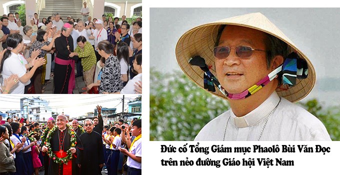 Hình ảnh Đức cố Tổng Phaolô Đọc trên nẻo đường Giáo hội