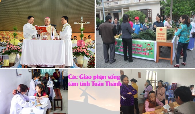Các Giáo phận sống tâm tình Tuần Thánh