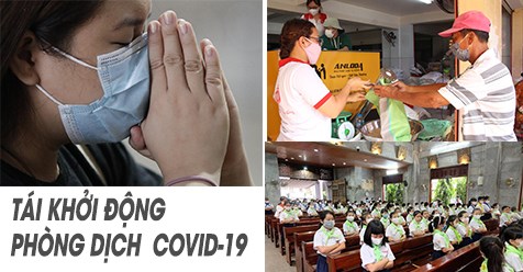 Giáo xứ “tái khởi động” phòng chống Covid-19