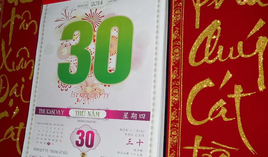 Những tờ lịch cũ...