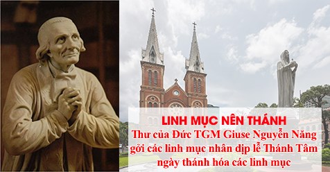 THƯ ĐỨC TỔNG GIÁM MỤC GIUSE NGUYỄN NĂNG GỞI CÁC LINH MỤC NHÂN LỄ THÁNH TÂM