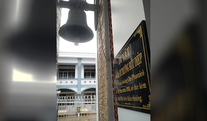 Một di vật quý của cha Trương Bửu Diệp ở nhà thờ Tắc Sậy