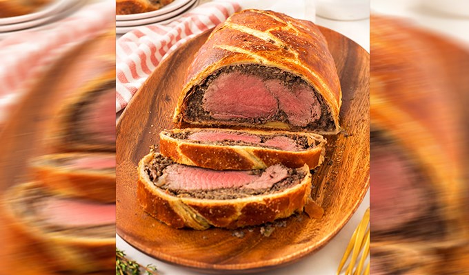 Mòn bò Wellington cho bữa tiệc ngon