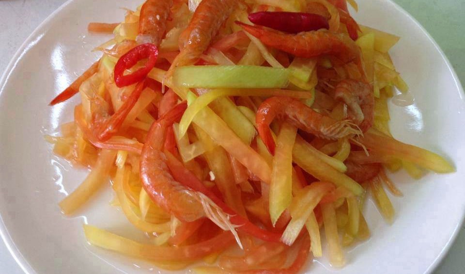 Mắm tép đu đủ chuẩn vị miền Tây