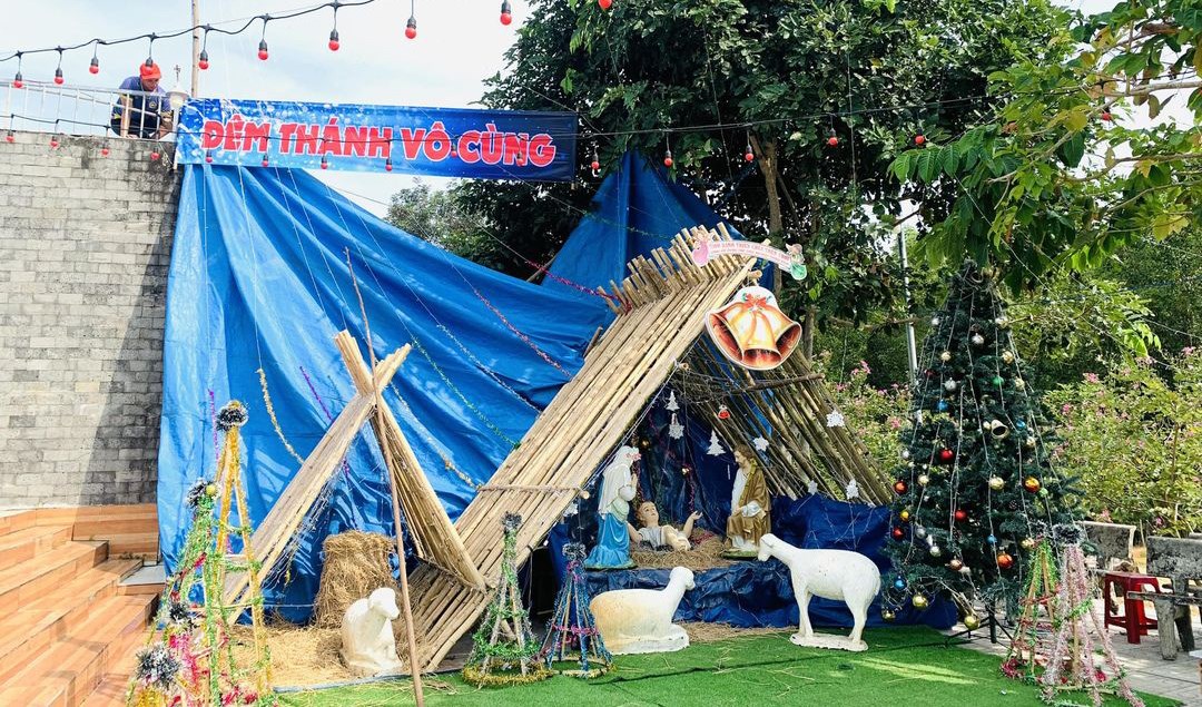Trang trí Giáng Sinh khiêm tốn, độc đáo