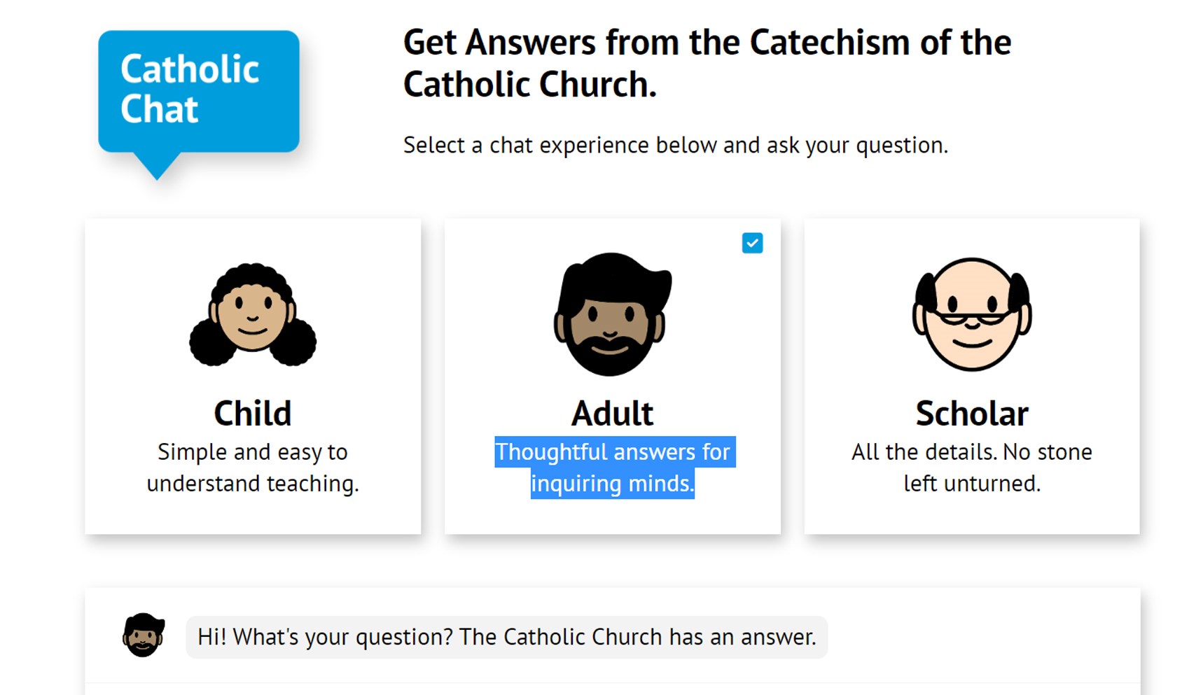 Ra mắt Catholic.chat