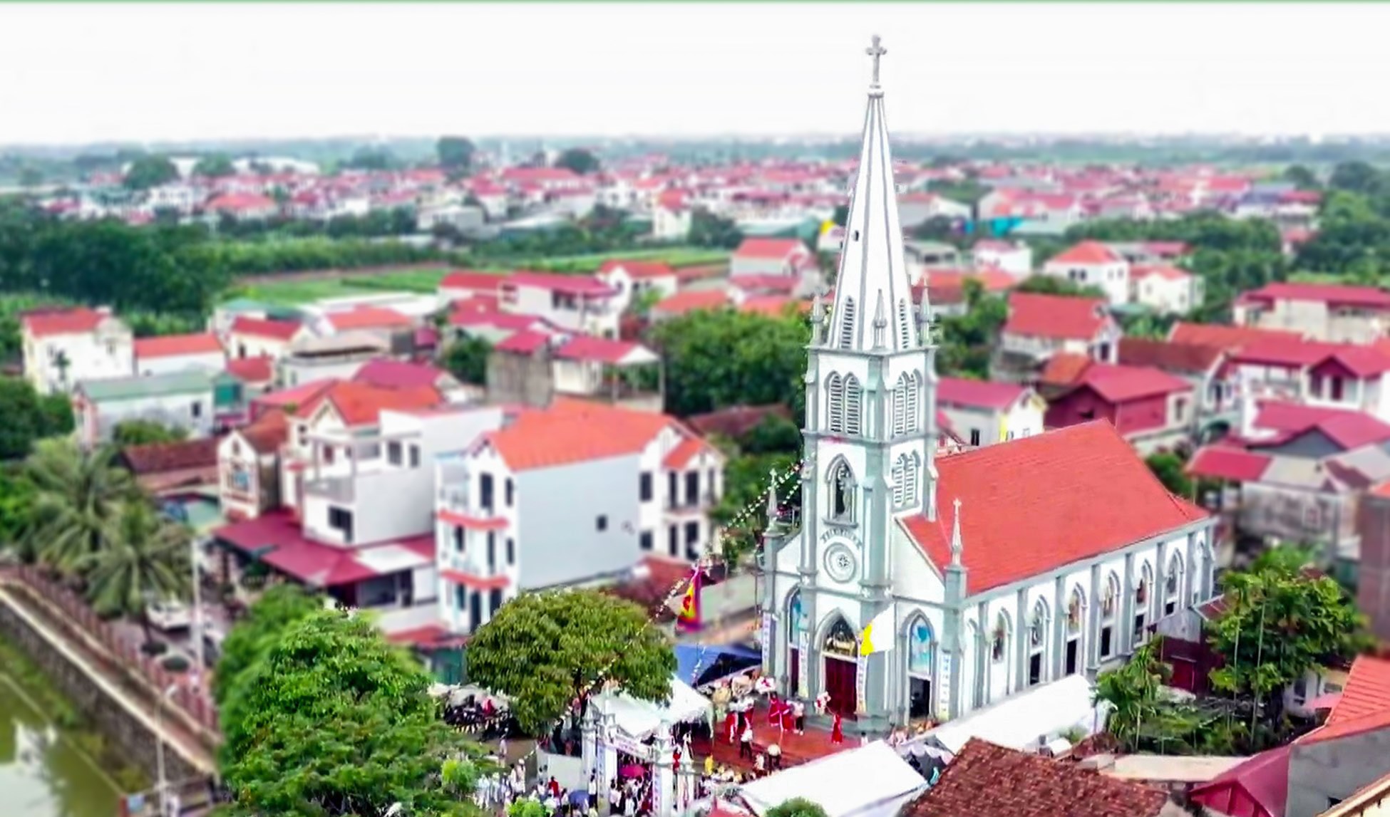 Thánh lễ làm phép nhà thờ giáo họ Địch Vĩ