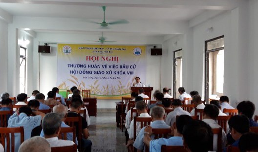 Giáo phận Hưng Hóa tổ chức thường huấn về việc bầu cử Hội đồng giáo xứ khóa VIII