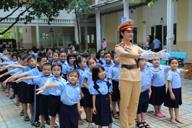 Giáo dục văn hóa giao thông cho học sinh