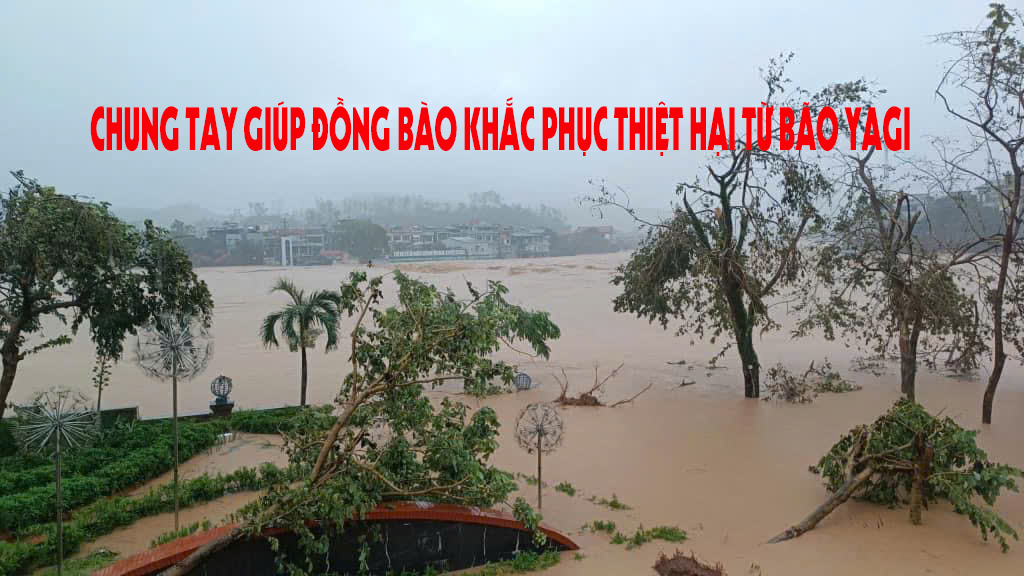 Chung tay giúp đồng bào khắc phục thiệt hại từ bão Yagi