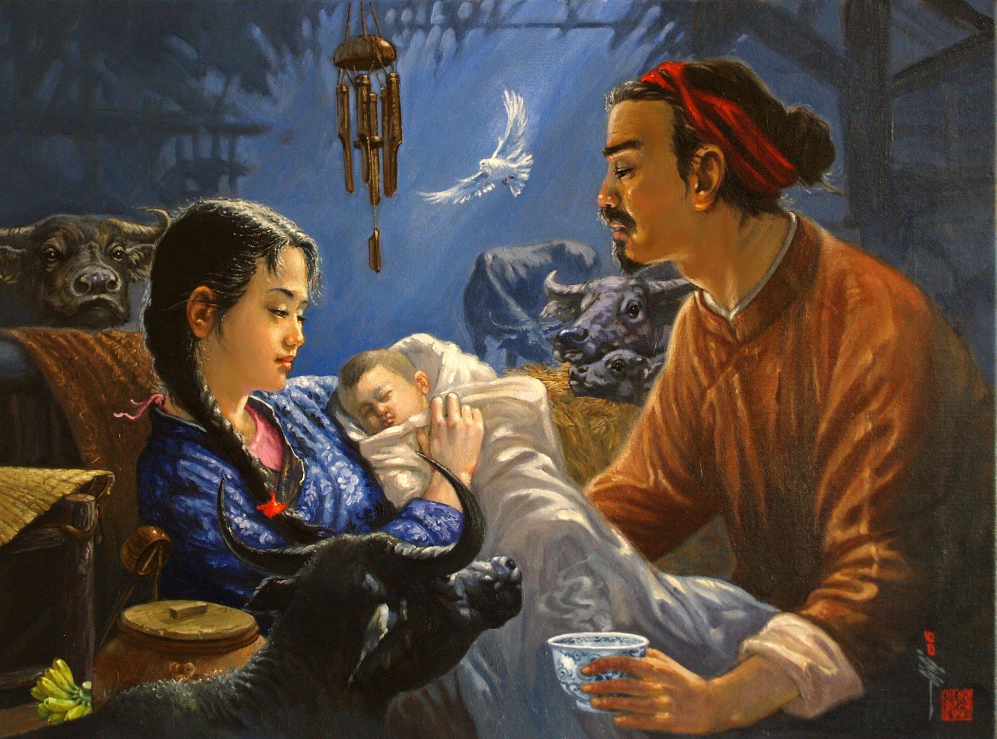 Những bà mẹ trẻ và lời hát ru con