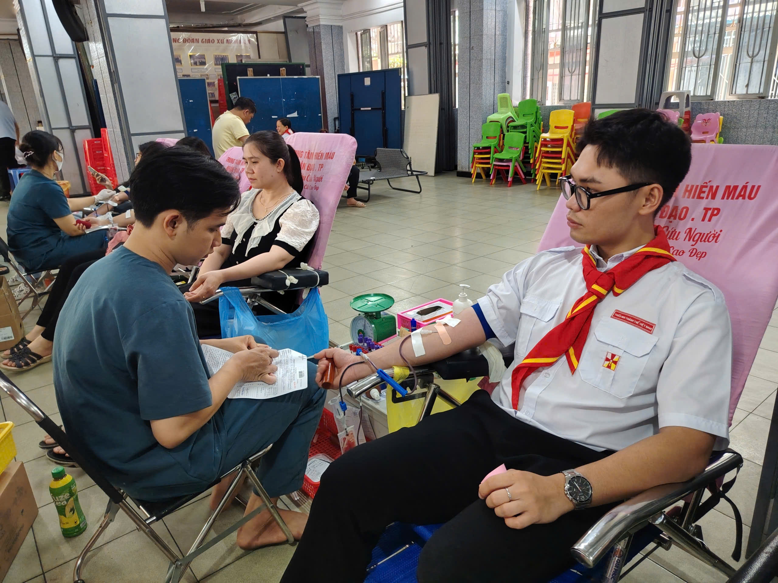 250 đơn vị máu trong ngày hội hiến máu tình nguyện